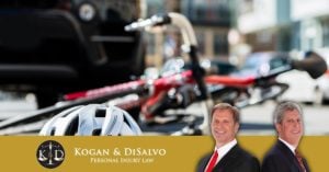 bicycle hit by car on road with personal injury attorneys