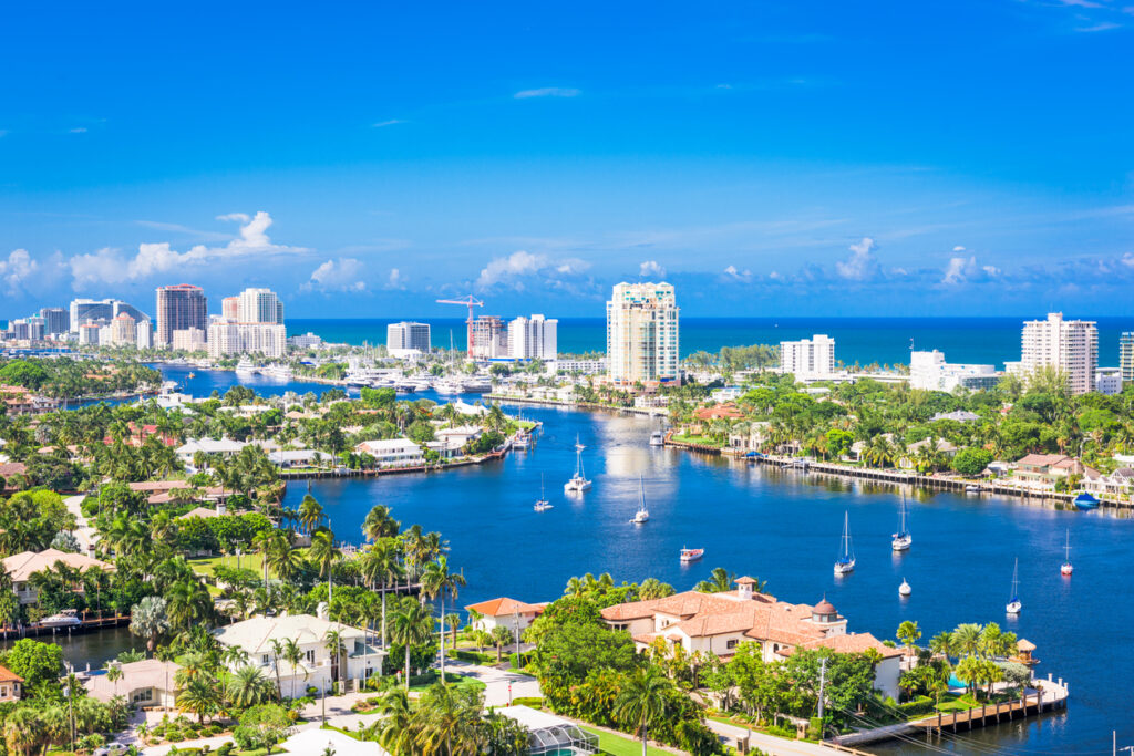 A picture of the Fort Lauderdale skyline